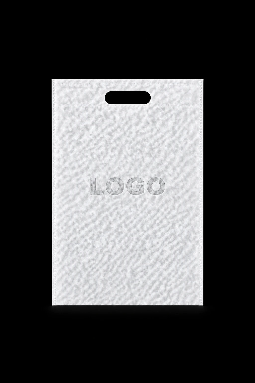D-Cut bag, front with logo