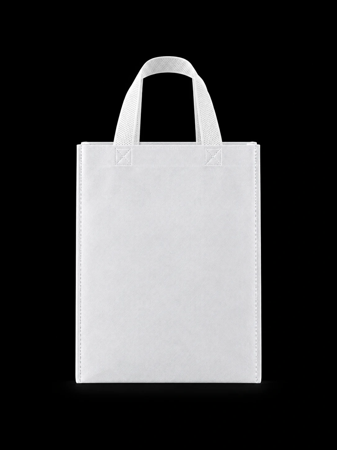 Box bag, front view