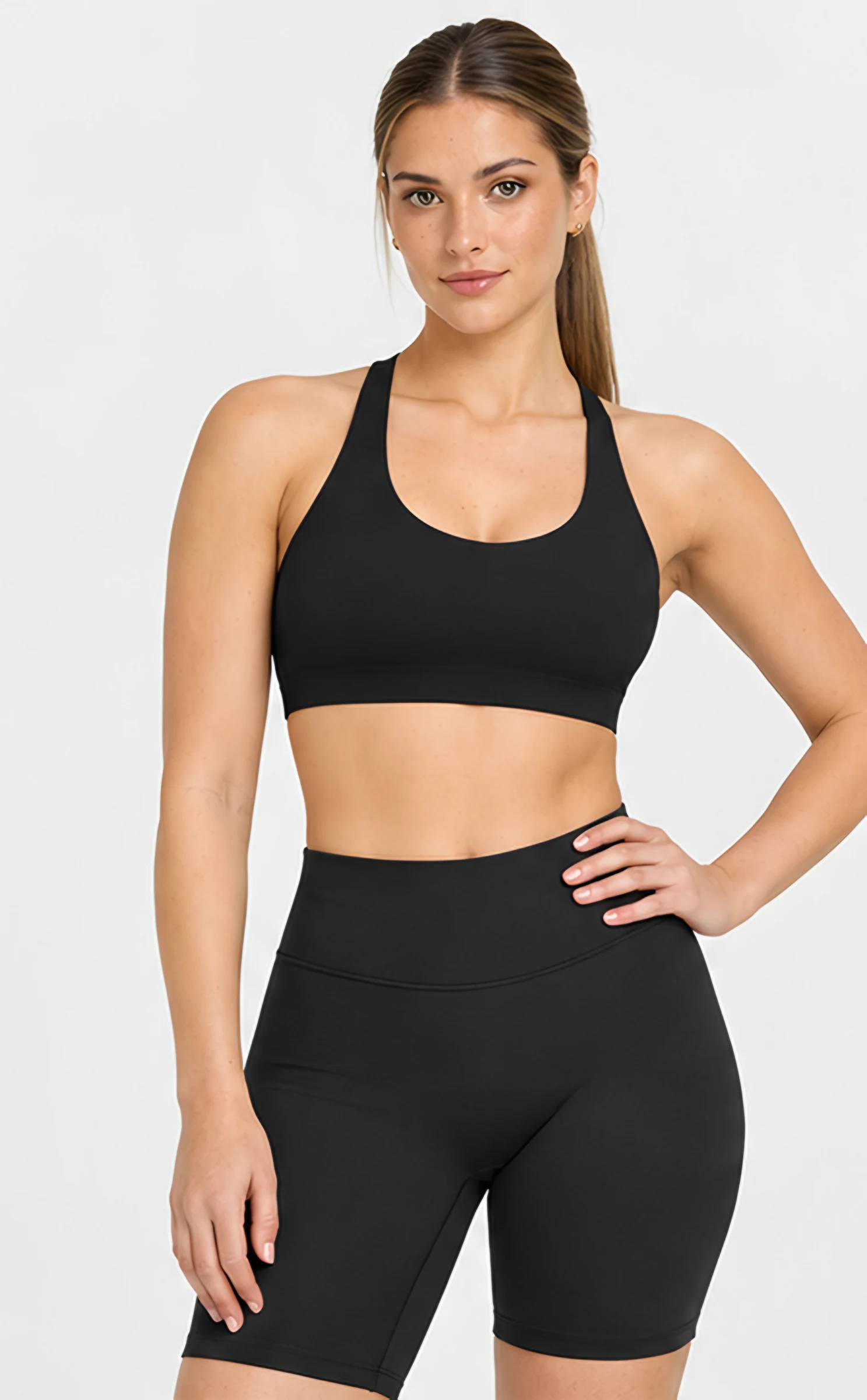 Classy Soft Sports Bra, worn, front