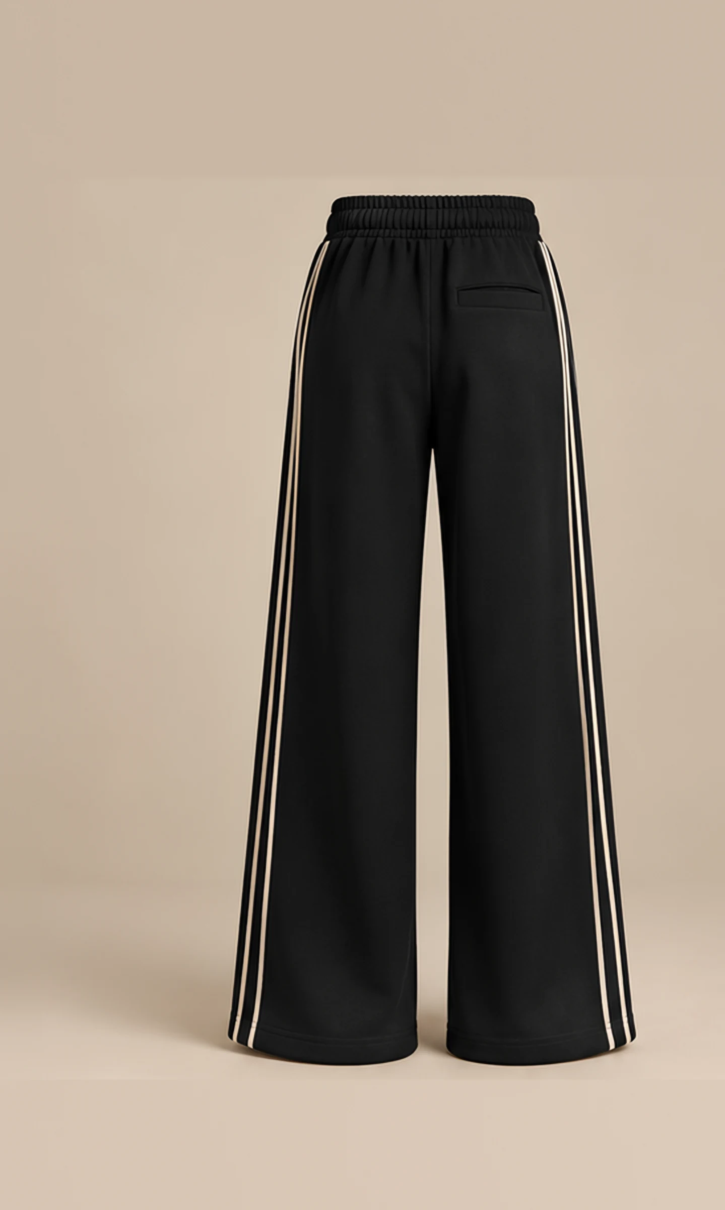 Classy Straight Leg Joggers, back view, flat, back pocket