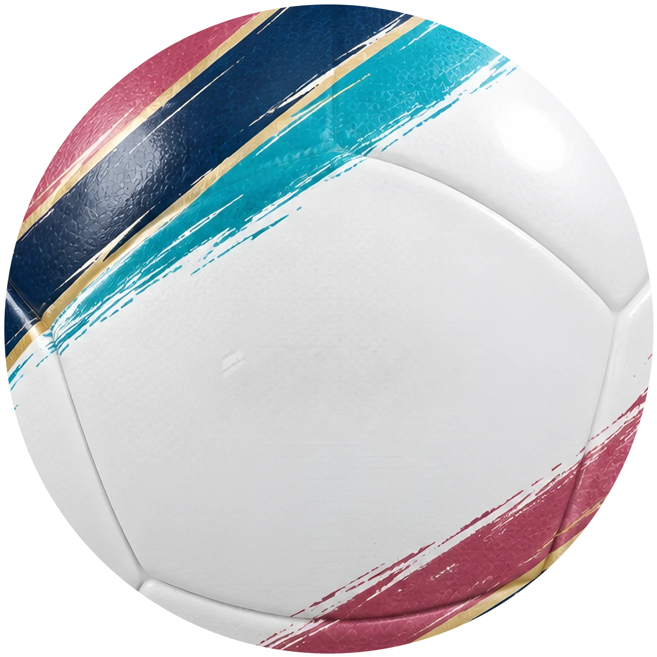 Football with your logo preview on the panel