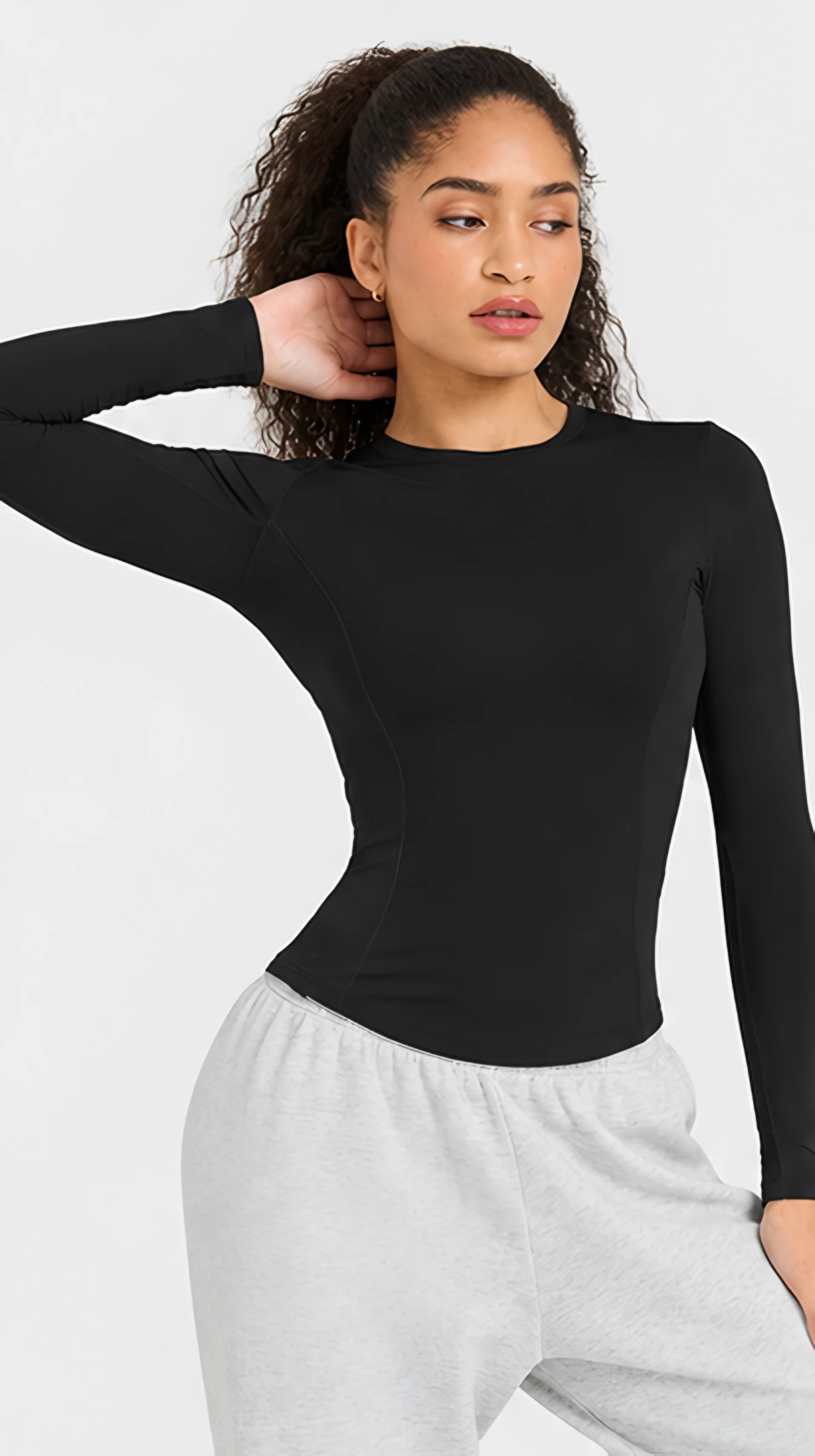 Classy Soft Long Sleeve, worn, front