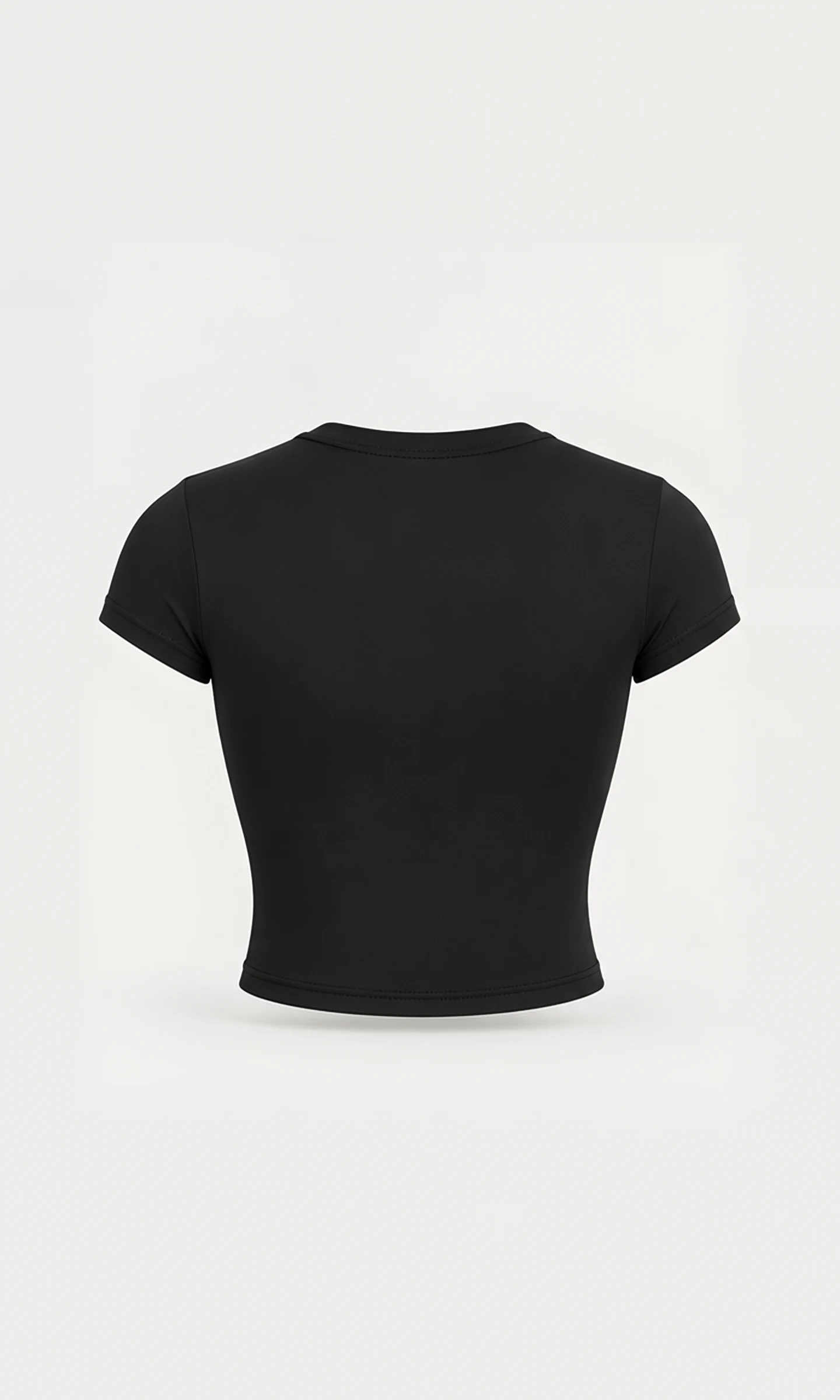 Classy Soft Mid Short Sleeve T-Shirt, back view, flat