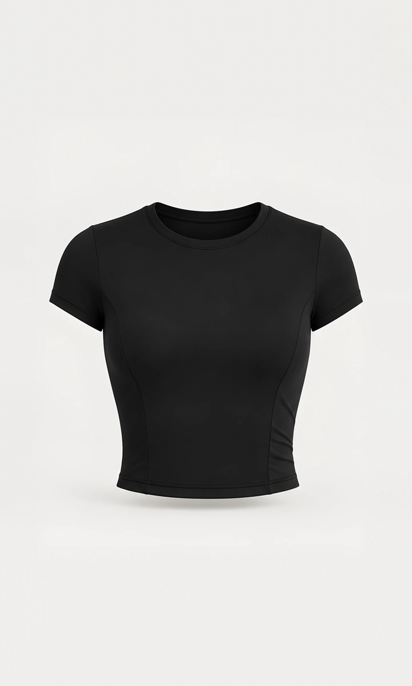 Classy Soft Mid Short Sleeve T-Shirt, front view, flat