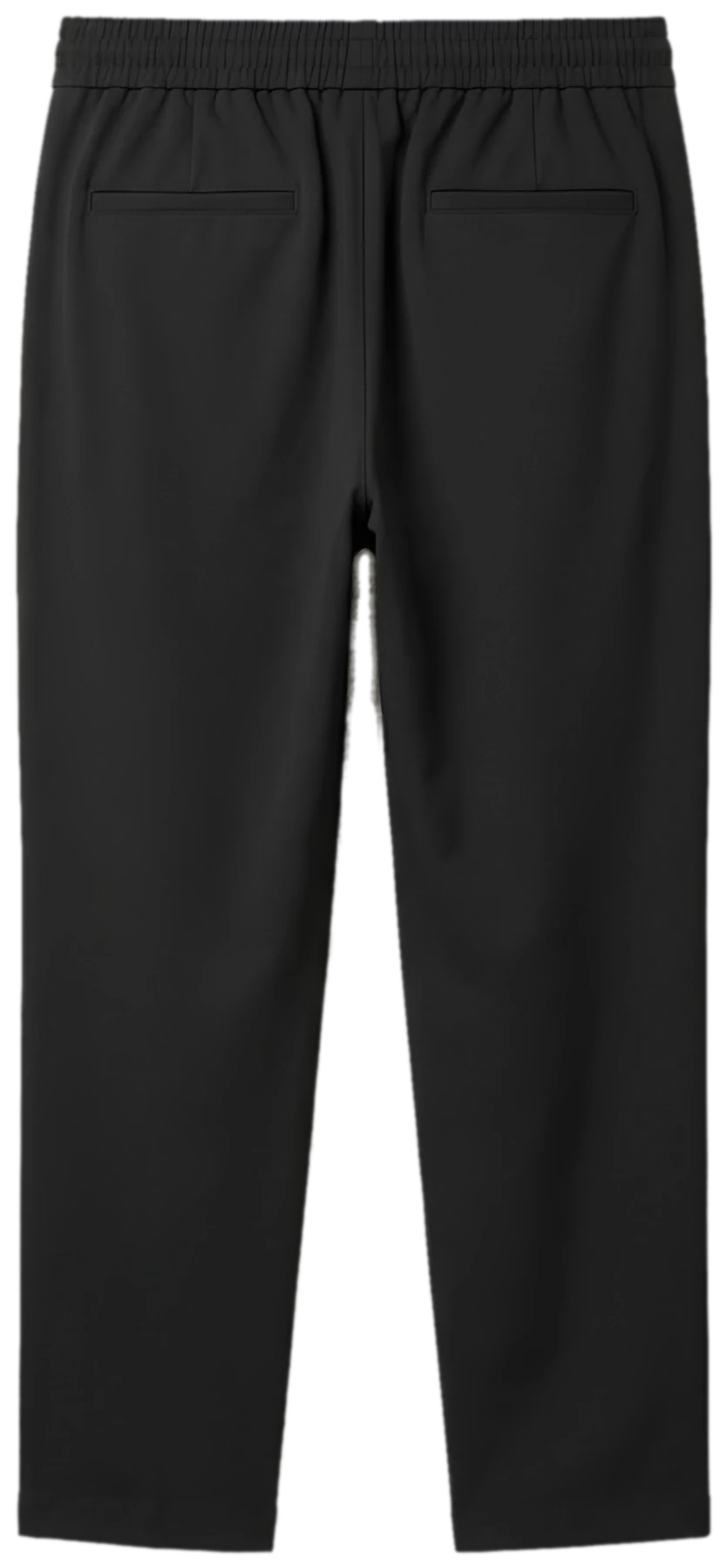 S-Relaxed Trouser, back view with two welt pockets