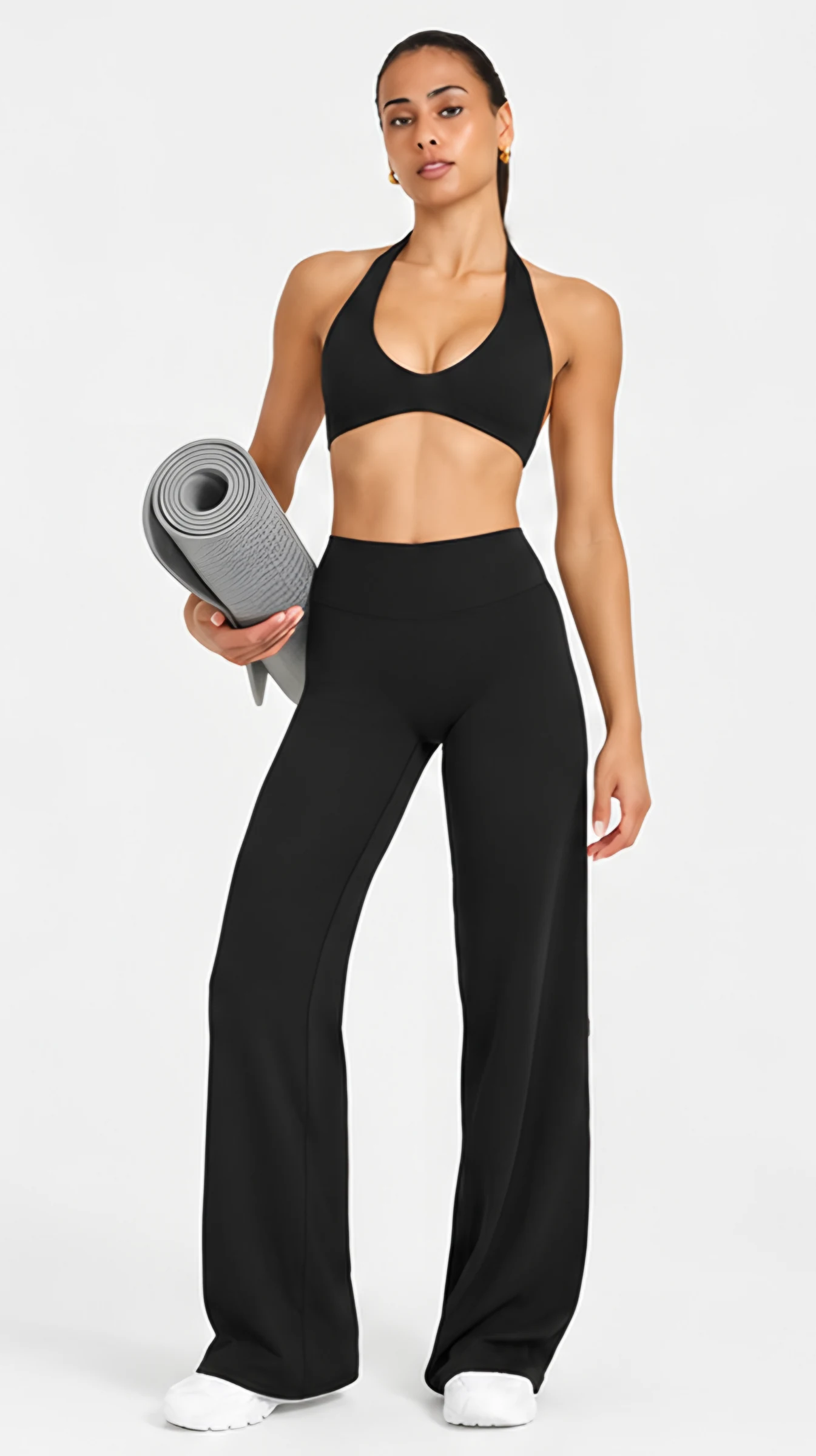 SoftMotion Classy Straight Leg Bottoms, worn, front