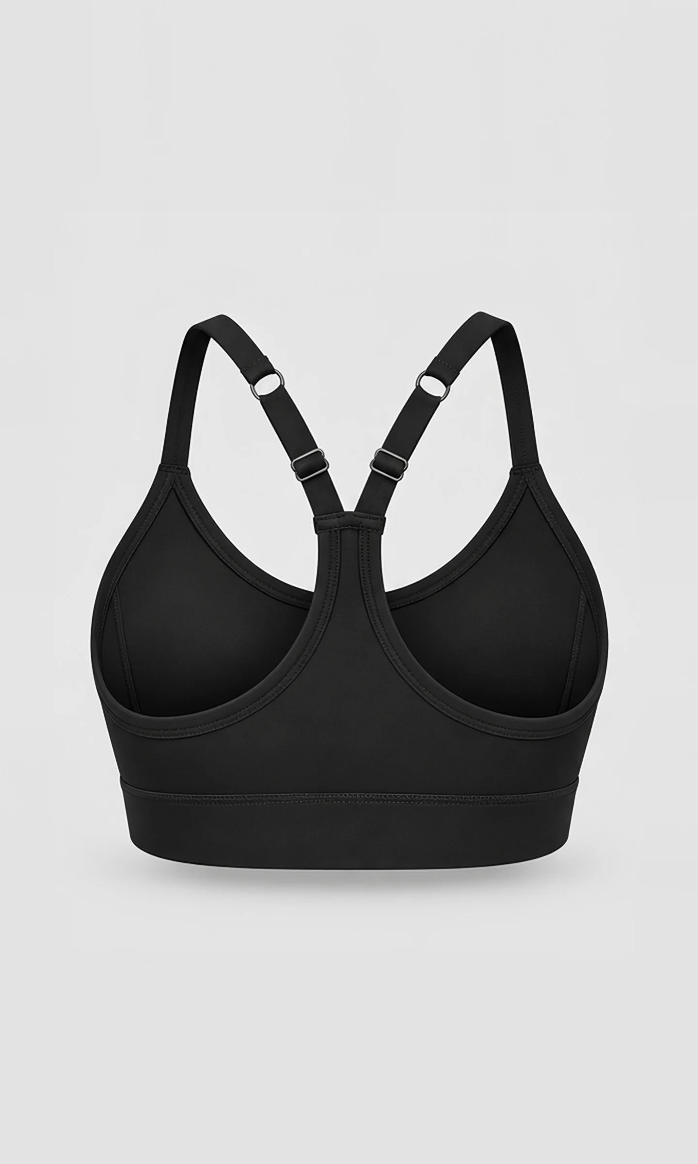 Classy Regular Bra, back view, flat, with adjustable straps and racer back