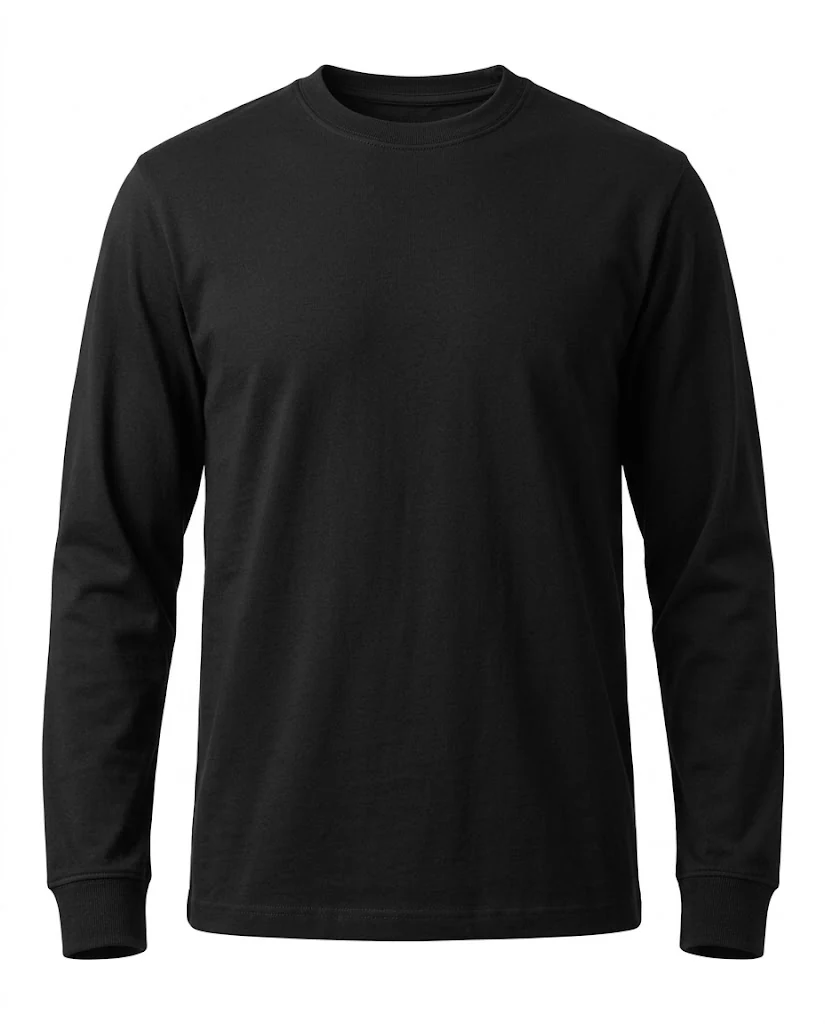 Full Sleeve Interlock Cotton T-Shirt, front view