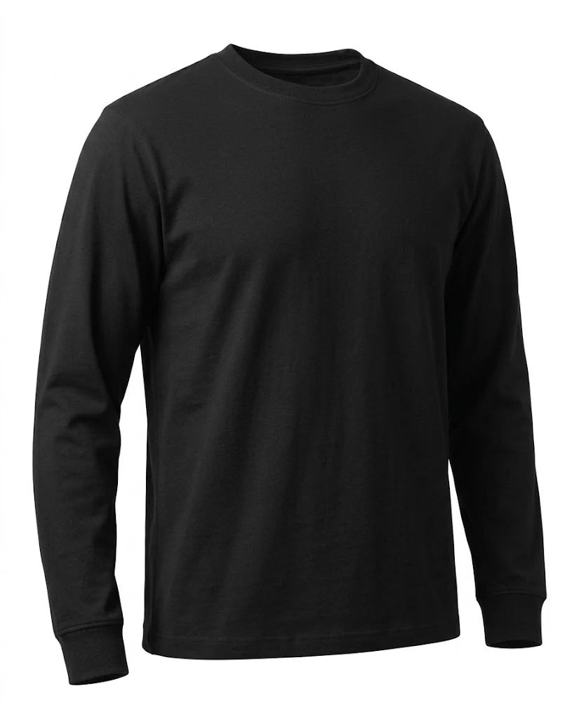 Full Sleeve Interlock Cotton T-Shirt, side view